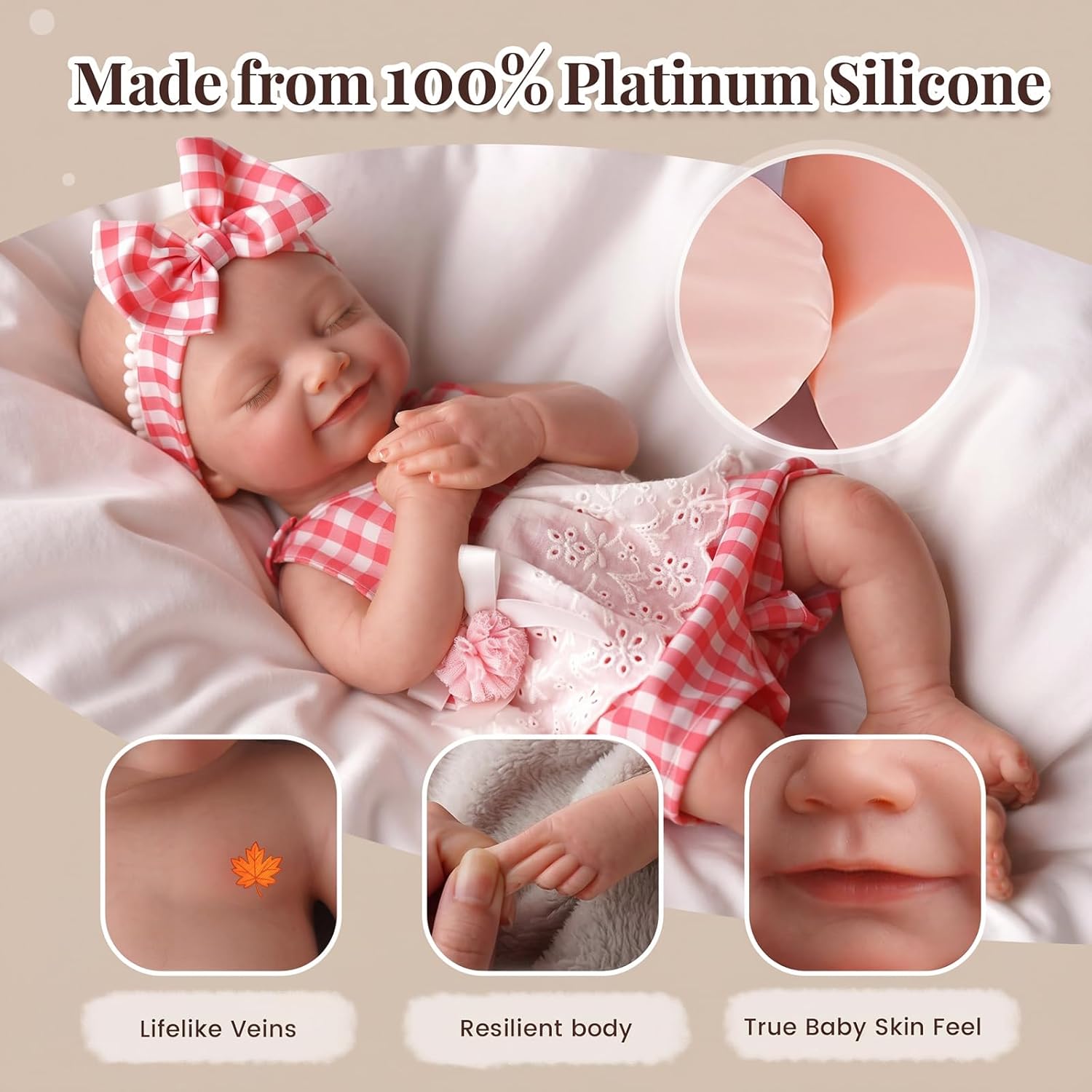 Angel Kiss® Lifelike Reborn Baby Girl Doll - Olivia