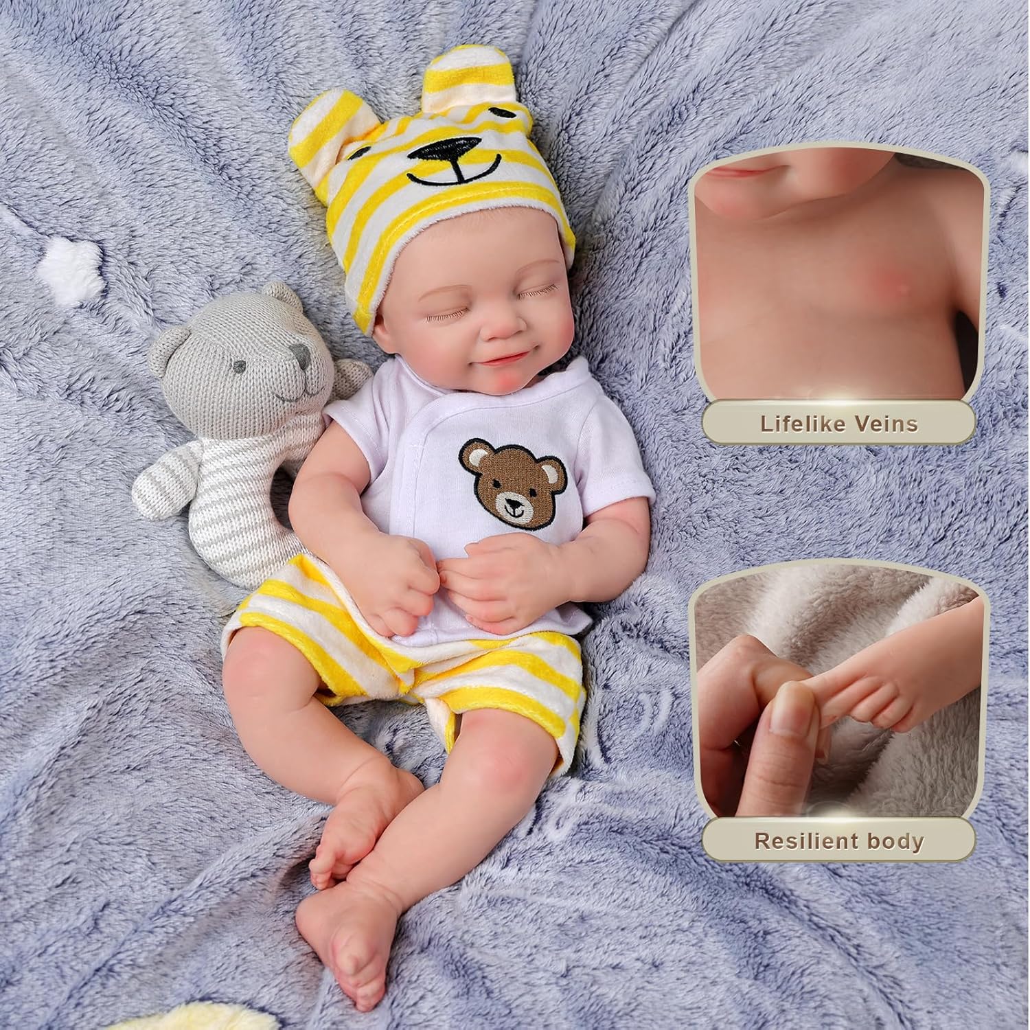 Angel Kiss® Lifelike Reborn Baby Boy Doll - Liam.
